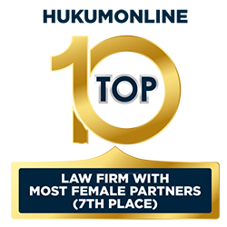 Top 10 Law Firm with Most Feale Partners (7th Place)